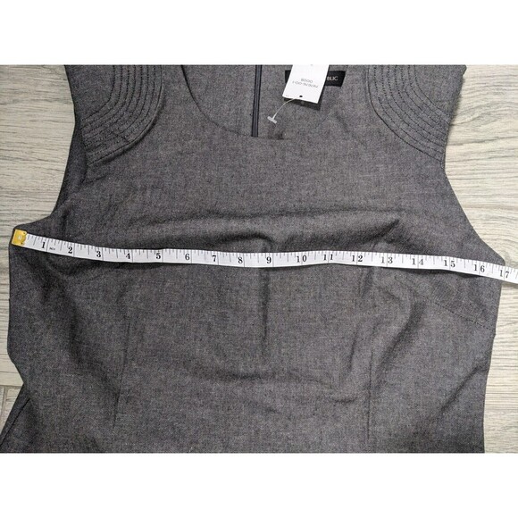 Banana Republic Gray Midi Dress - Picture 10 of 11